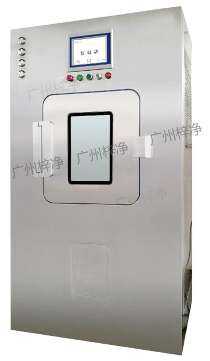 VHP滅菌傳遞窗采用專門的滅菌介質給予系統(tǒng)使過氧化氫等離子體更均勻，達到滅菌效果。