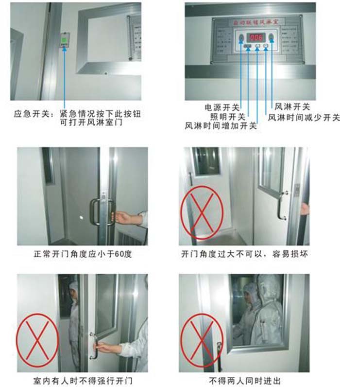 風(fēng)淋室緊急情況如何處理